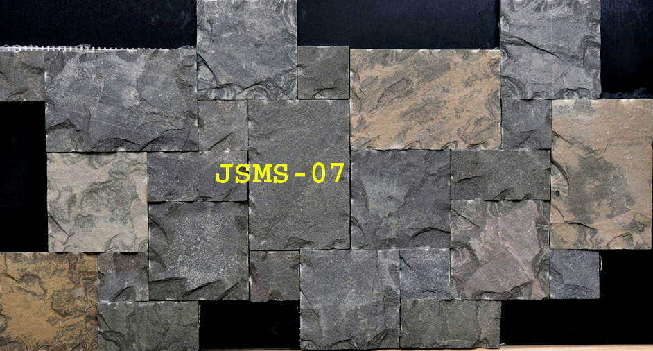 Black Sandstone Mosaic Tiles For Exterior Interior Wall